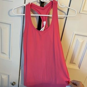 Pink Lululemon racer back tank top- NEVER WORN